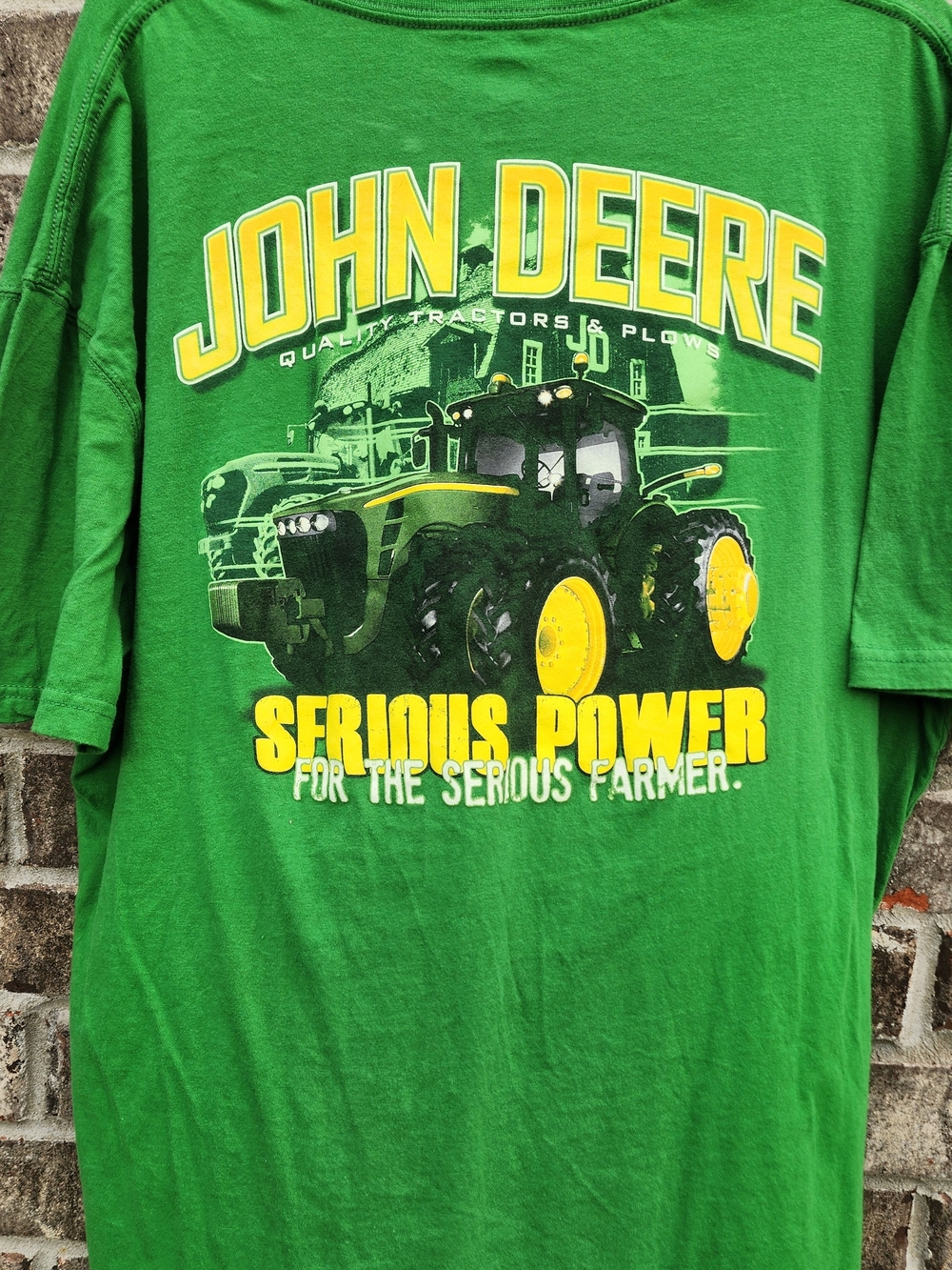 John Deere Men’s Green Graphic Tractor T-Shirt 2 XL - Picture 4 of 10